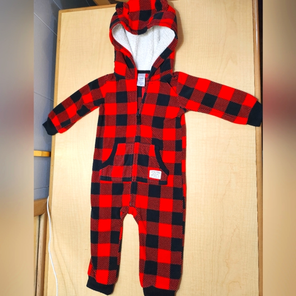 Carter Infant Fleece Jumpsuit